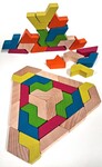 C.21: Rainbow GeoBlox - 60 pieces
