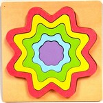 Wooden Flower Puzzle