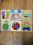 Wooden Animal Puzzle Set