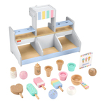 Wooden ice cream shop