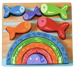 Kiddie Connect - Rainbow Fish puzzle 