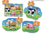 My First Puzzle Sets: 4-in-a-box (Farm)