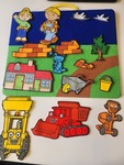 LGAM022: Bob The Builder Construction Felt Story Board