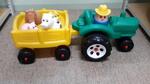 Farm Tractor & Wagon.