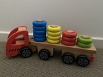 Shape sorter semi trailer