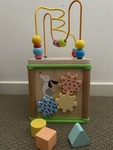 Wooden Activity Cube