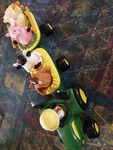 John Deere Tractor with animals
