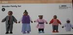 Wooden Doll House Family