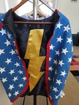 Star and lightening reversible cape