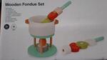 Wooden Fondue Set