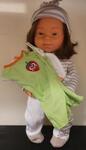 Down syndrome baby girl doll