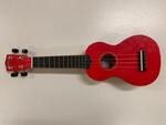 Red ukulele