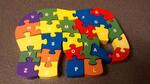 Elephant Alphabet puzzle