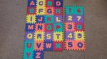 alphabet & number mat puzzle