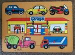 Wooden garage puzzle