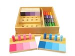 Montessori colour sort pegs