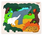 WTL-PZ024: Hape African animals puzzle