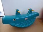 Whale teeter totter