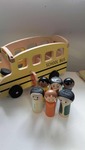 Wooden School Bus Set