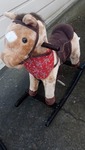 Brown Plush Rocking Horse( Inside toy only) 
