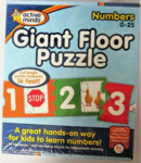 Giant Floor Puzzle - Numbers 0-25