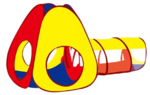 Play tent with tunnel