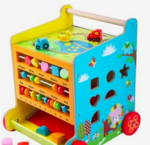 GRM-B049: Wooden Activity Cube Walker