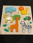 Wooden Chunky Puzzle - Safari