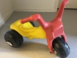 Push Trike - Red & Yellow with Black wheels