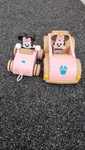 Minnie Mouse Wooden Cars