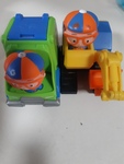 Blippi Digger and Recycling truck