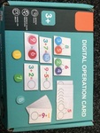 Digital operation cards- math