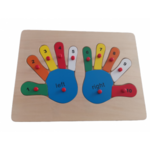 Wooden Hand Puzzle