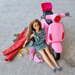 Barbie and Scooter