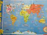 My first world map puzzle