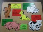 Maori Farm Animals puzzle