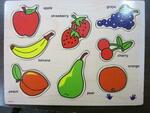 Fruit peg puzzle