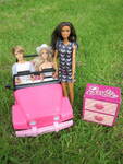 Barbies and car