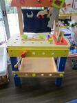 Small wooden workbench