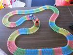 Light up cars with track