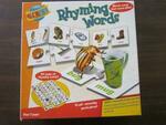 Rhyming word matching game