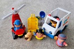 Rescue Helicopter and Ambulance Set