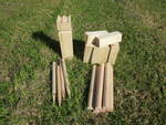 Wooden Kubb Game