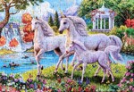 Unicorns at the Waterfall Puzzle (300pc)
