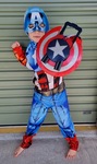 Captain America and Sheild Dress Up