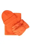 570: Beanie,Gloves and Neck Warmer Set 2 (orange XL)