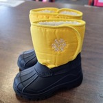 618: Snow Boots Toddler - Yellow (size 6 AU)