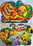 Dinosaur Land 2 Sided Floor Puzzle