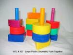 Large Plastic Geometric Push Together