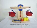 Wooden Balance Scales & Weights
